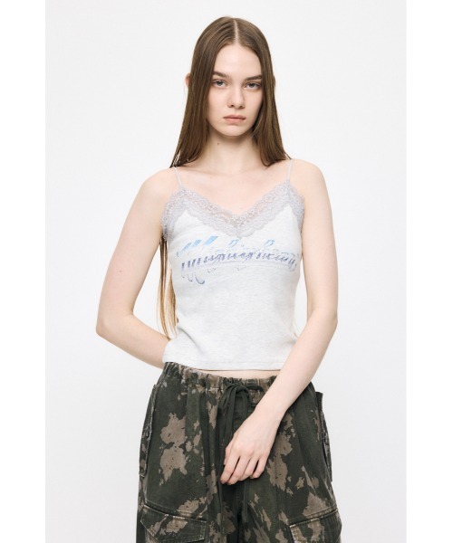 MOUSSY（マウジー） キャミソール RETRO FADE LACE キャミソール