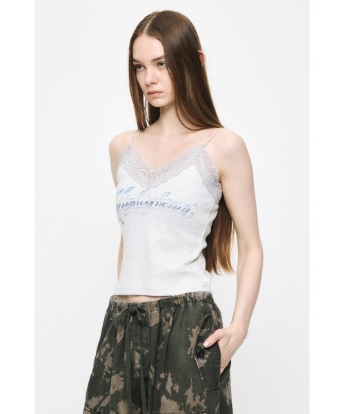 MOUSSY（マウジー） キャミソール RETRO FADE LACE キャミソール
