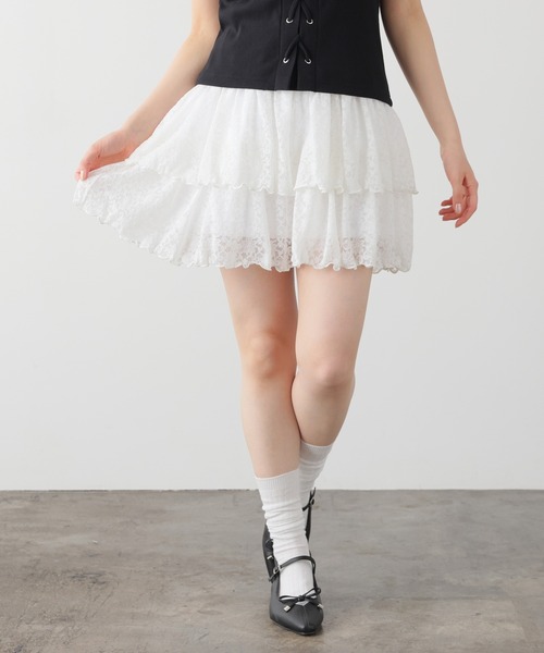 Honeys（ハニーズ） スカート ティアードミニスカート : ZOZOTOWN