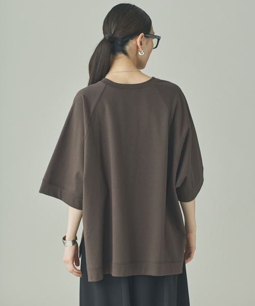 tシャツ Curensology(カレンソロジー)/ボクシーキーネックTシャツ レディースの画像