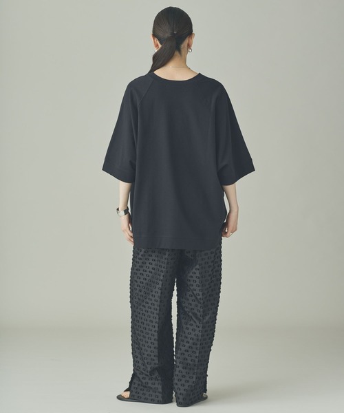 tシャツ Curensology(カレンソロジー)/ボクシーキーネックTシャツ レディースの画像
