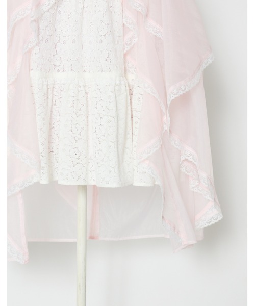 ワンピース Fairy ruffle long lace onepieceの画像