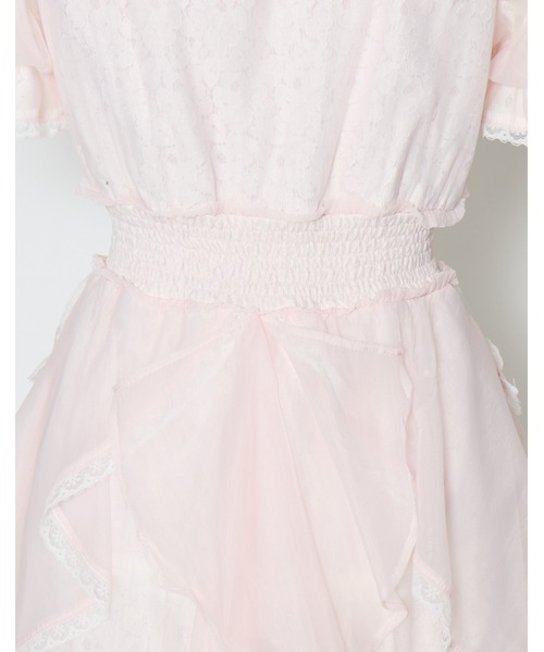 ワンピース Fairy ruffle long lace onepieceの画像