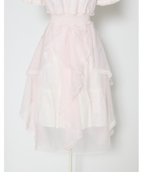 ワンピース Fairy ruffle long lace onepieceの画像