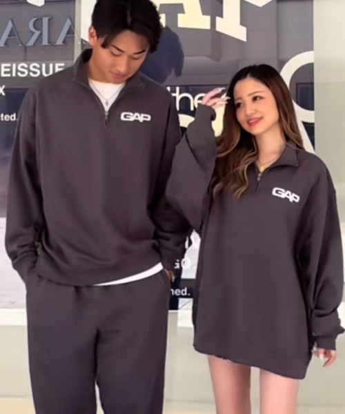 GAP（ギャップ） セットアップジャージ M ブラック系その他 メンズ