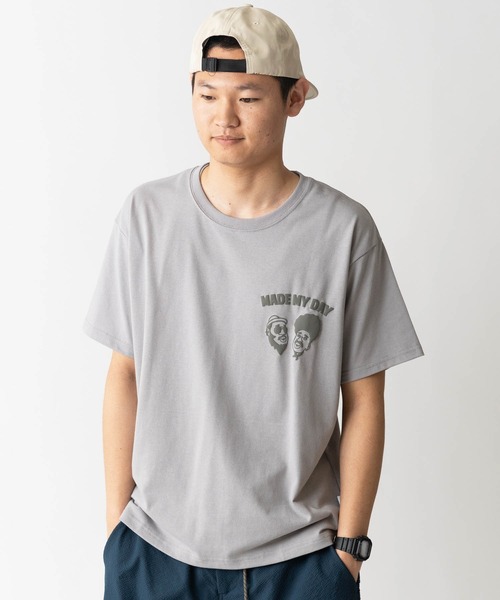 「gym master」 半袖Tシャツ LARGE グレー メンズ_画像4