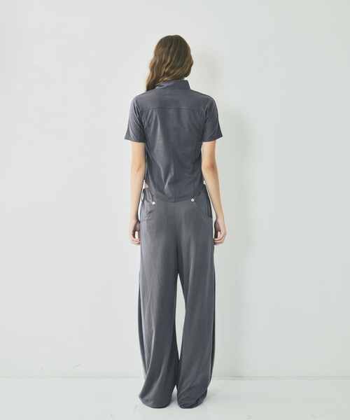 CONZ スラックス パンツ curve leg trousers cupra jersey レディース