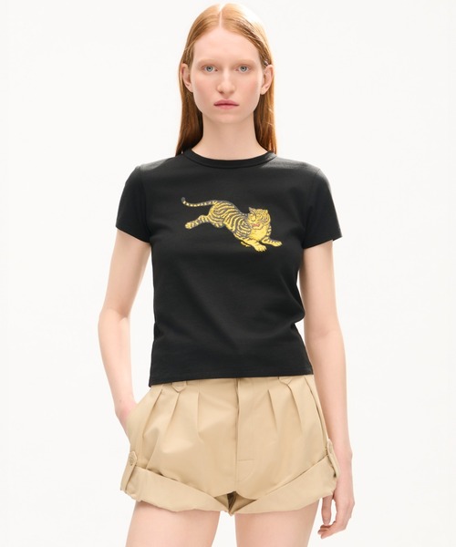 KENZO（ケンゾー） tシャツ 半袖 GOTS KENZO JUMPING TIGER PLACED