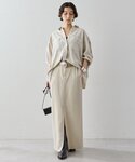 ブラウス シャツ 「セットアップ対応」リヨセル...の詳細画像5