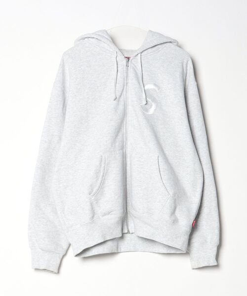 Supreme グレー ジップアップパーカー Supreme（シュプリーム） ジップアップパーカー M グレー メンズ