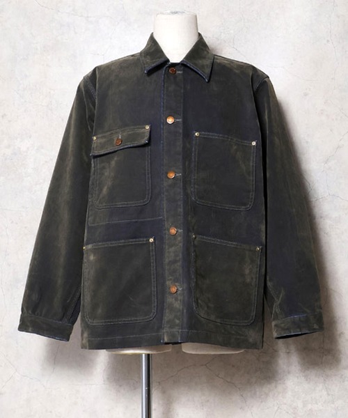 HOUSTON（ヒューストン） カバーオール FLOCKY DENIM COVERALL