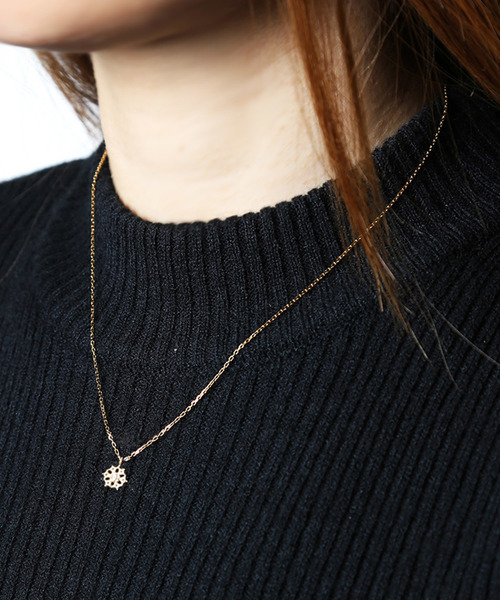 エステール　k10 ダイヤモンド　ネックレス ESTELLE ネックレス K10 ホワイトゴールド ダイヤモンド ESTELLE
