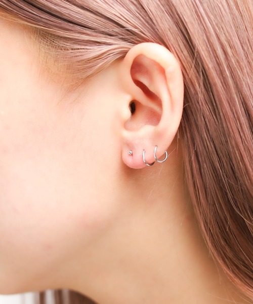 ARCHIVER ピアス 「76」シルバー925 2.0mmiボールピアス レディース