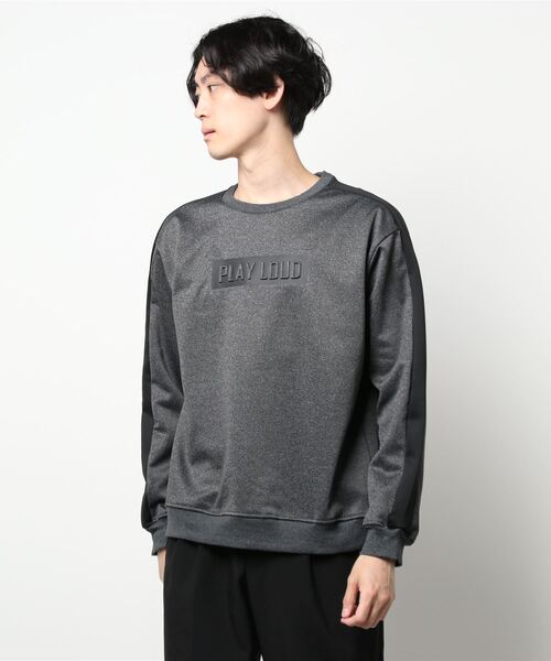 STYLEBLOCK トレーナー スウェット ストレッチポンチ袖ライン