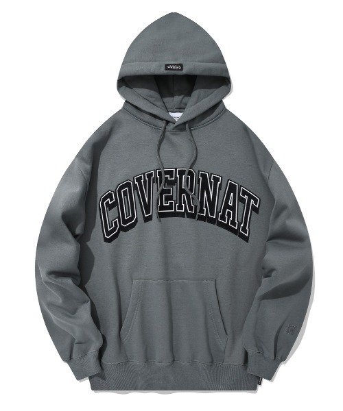 スウェット・トレーナー COVERNAT Arch Logo Man to Man Charcoal COVERNAT パーカー 「COVERNAT」BIG ARCH LOGO HEAVYWEIGHT