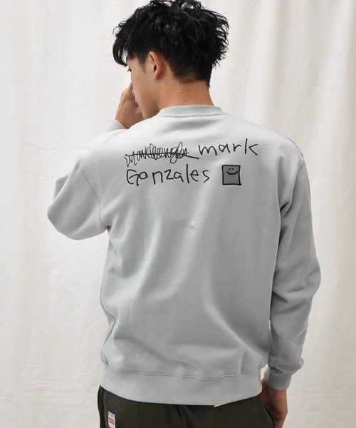 スウェット Mark Gonzales マークゴンザレス ビッグシルエットピースプリント裏起毛スウェット Zozotown Yahoo 店 通販 Yahoo ショッピング
