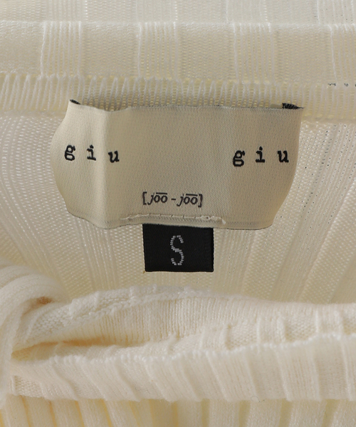 giugiu ジウジウ カットソー 半袖 GIU GIU（ジウジウ）のTシャツ・カットソー通販｜BEAMS