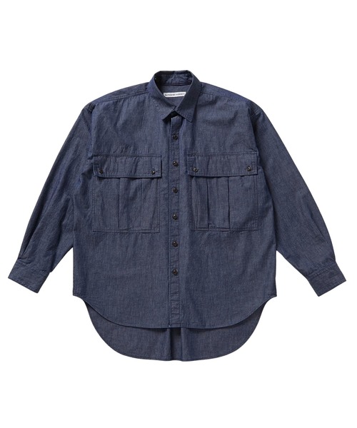 KATHARINE HAMNETT / キャサリンハムネット 23AW 23A-KHLS-11 COTTON TWILL PAINTED LONG SH コットン ツイル ペイント 長袖シャツ KATHARINE HAMNETT / キャサリンハムネット 23AW 23A-KHLS-11