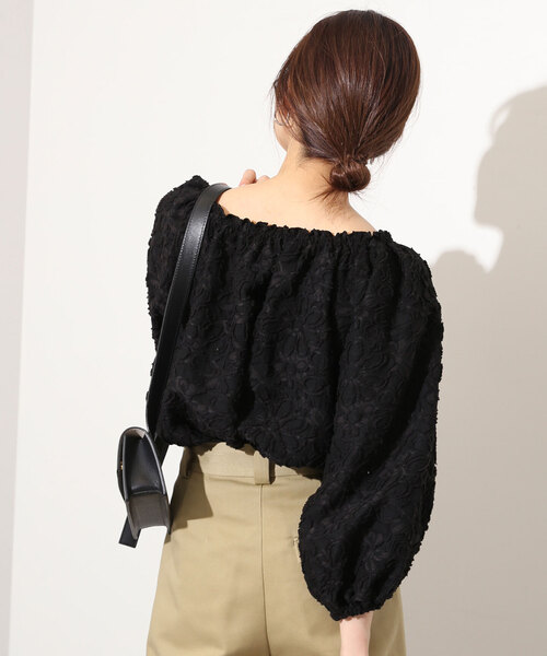 SLOBE IENA（スローブイエナ） シャツ ブラウス カットジャガード