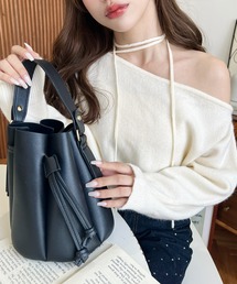[LOUISQUATORZE]★カヌレバックパック第2世代 ★ベストセラー セール】2WAYフェイクレザーカヌレバッグ（ハンドバッグ