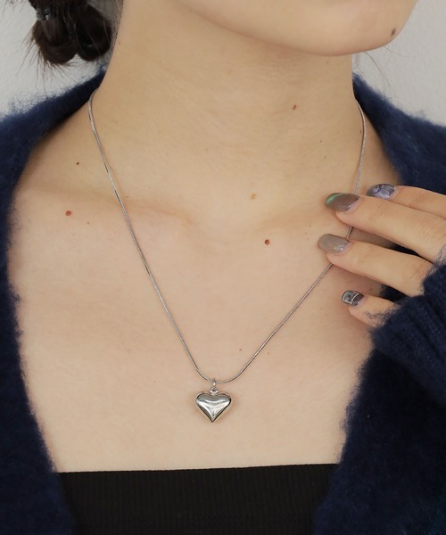 kuririn様Tiffany ピンチドハート　スネークチェーン　ネックレス kuririn様Tiffany ピンチドハート スネークチェーン ネックレス
