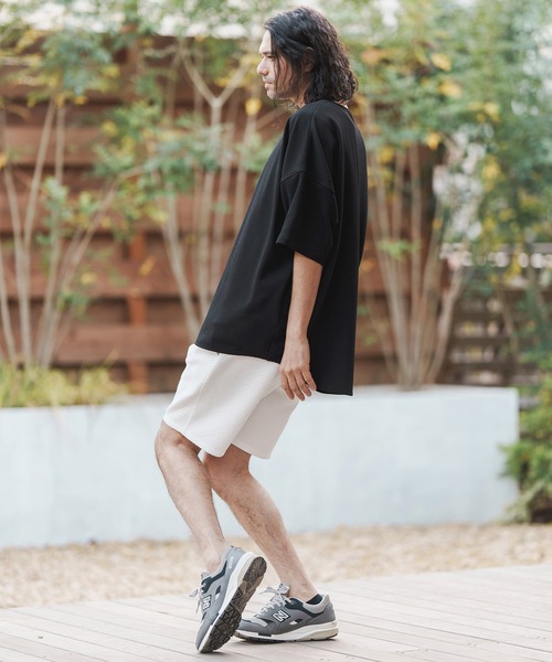 CAMBIO（カンビオ） シャツ mt8793- Bulge Jacquard Key Neck Pullover