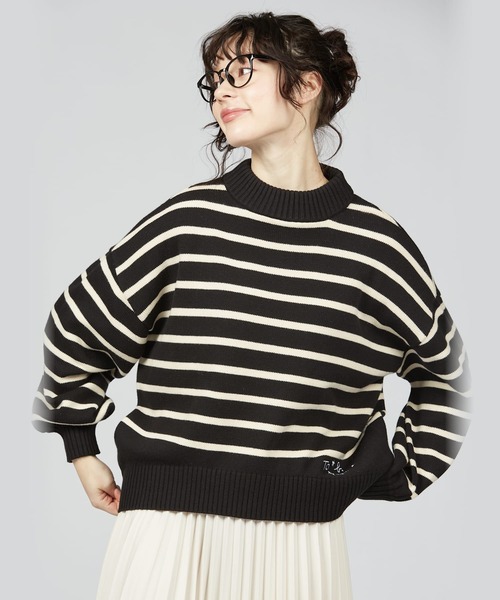 To b. by agnes ニット セーター ニューソフトニットプルオーバー