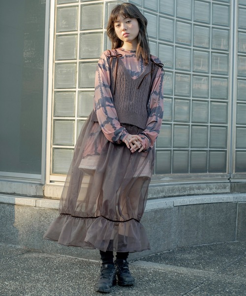 tシャツ heki ヘキ ランダムフラワーチェックTシャツ レディース THE MILES tシャツ heki ヘキ ランダムフラワーチェックTシャツ