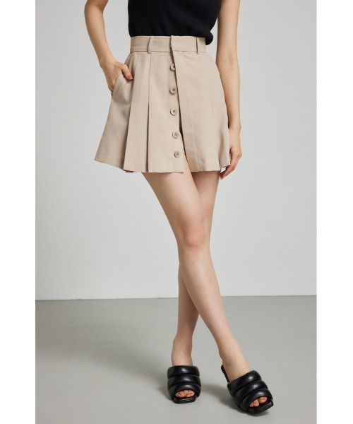 rienda ミニスカート rienda スカート フラップスコートショートパンツ : ZOZOTOWN