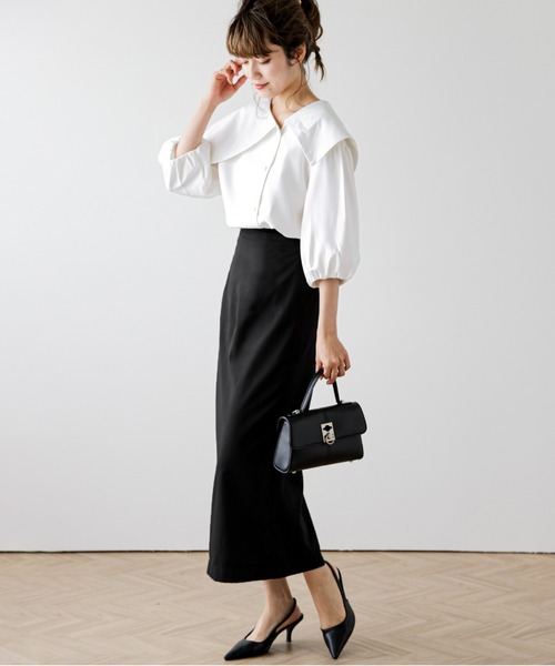 gajess Ribbon Blouse リボンブラウス　ガジェス　ブラック36 Ribbon blouse | Gajess