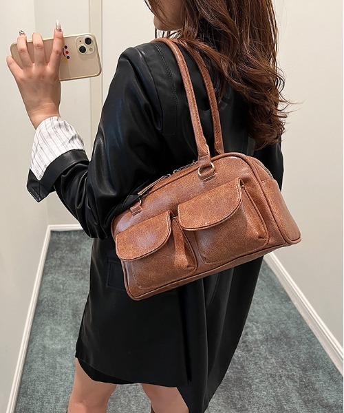 ロエベフスタ31 ボストン2way値下げしました gossip!ロサンゼルス ショルダーバッグ バッグ 「11色展開」 ダブル