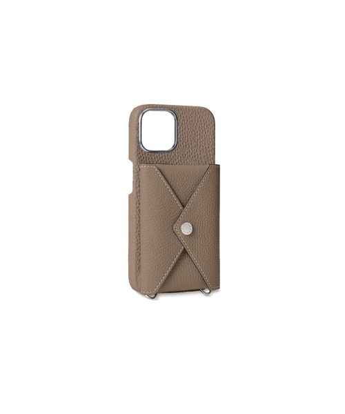 BONAVENTURA スマホケース (iPhone 15) スナップボタン付き