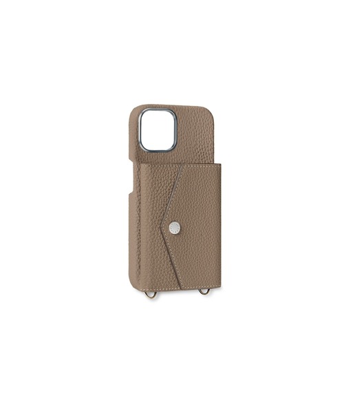BONAVENTURA スマホケース (iPhone 15) スナップボタン付き