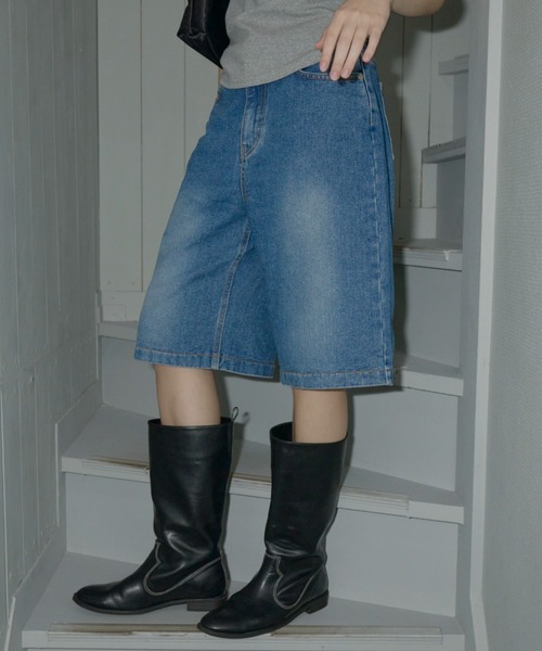 GIUNON ジーンズ デニム デニムパンツ standard half denim