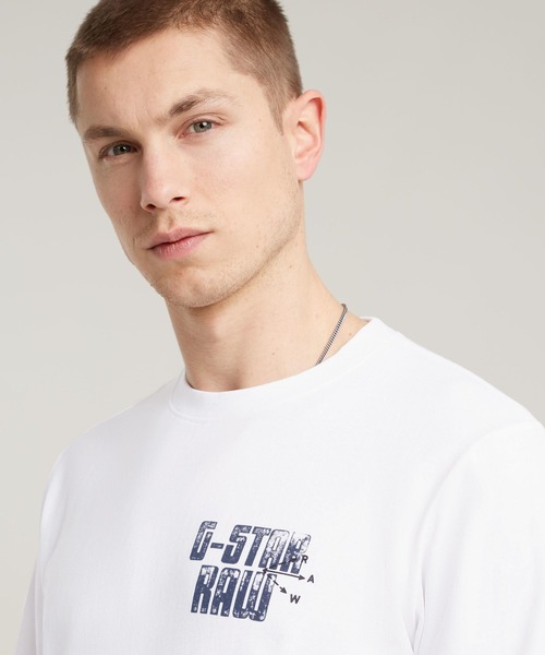 送料込★G-Star★Big Crane Tシャツ G-STAR RAW tシャツ Big Crane Back Graphic T-Shirt