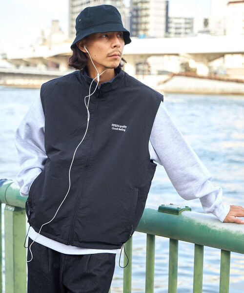 philme spring gilet ブラック philme spring gilet ブラック