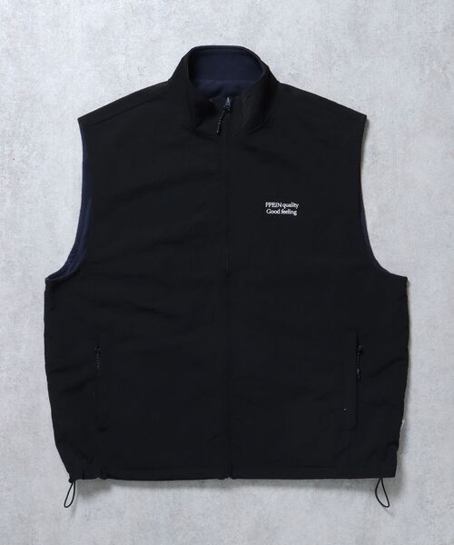 ffein ベスト ジレ 「FFEIN(フェイン)」リバーシブルナイロンベスト