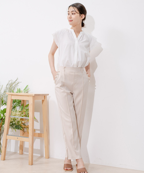joiceadded パンツ JAYRO パンツ ポケットパールパンツ レディース : ZOZOTOWN