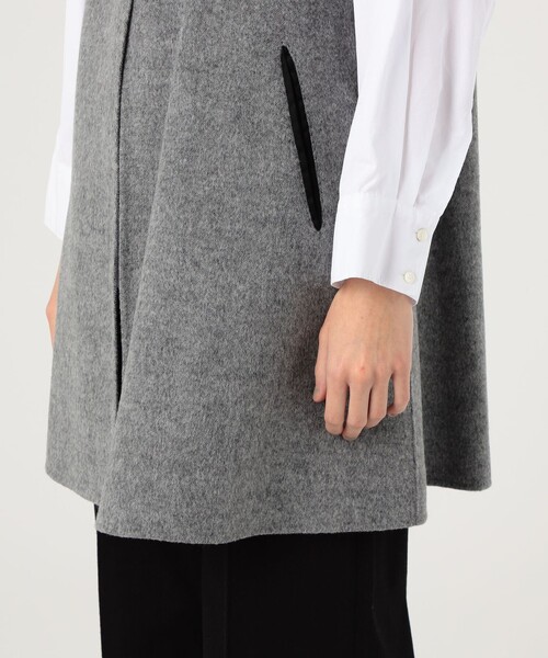 DES PRES（デプレ） ベスト ジレ ライトダブルフェイスシャギー