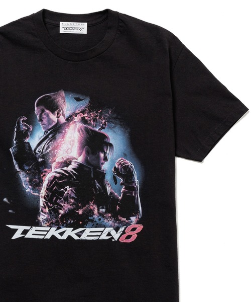 Tシャツ　ブラック　F 新品 F-LAGSTUF-F tシャツ フラグスタフ / ”TEKKEN8”TEE 鉄拳