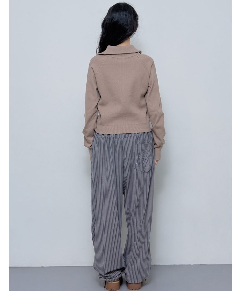 ニット セーター A'GEM/9 × .kom 「 FANCY CLUB/ファンシークラブ」 REGLAN SYMBOL KNIT ZIP-UP/ラグ FANCY CLUB ニット セーター A'GEM/9 × .kom 「 CLUB/ファンシー