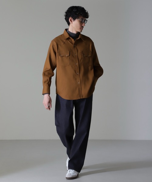 NANO universe シャツ Wrangler/別注 Western Shirt メンズ