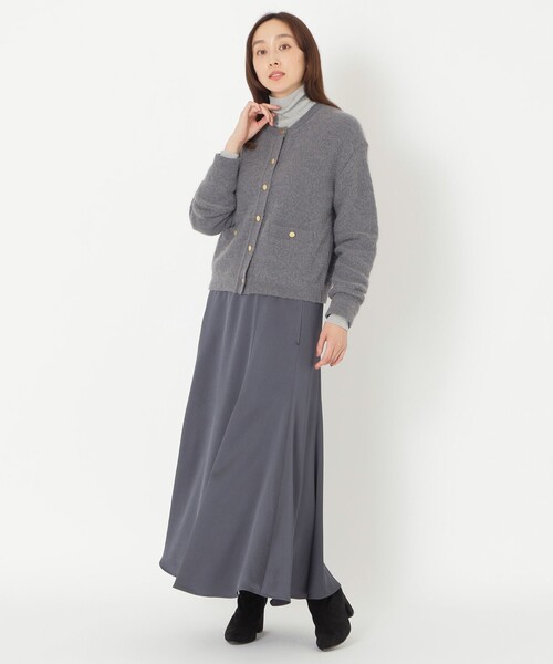 S.ESSENTIALS カーディガン アルパカミックスカーディガン