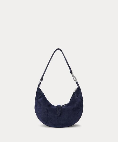 POLO RALPH LAUREN ショルダーバッグ POLO ID スエード Polo ID Suede Large Shoulder Bag