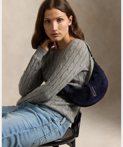 POLO RALPH LAUREN ショルダーバッグ バッグ Polo ID スエード