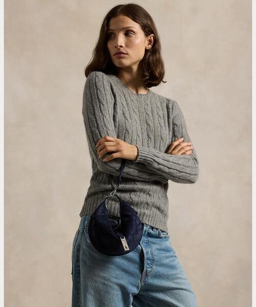 POLO RALPH LAUREN ショルダーバッグ バッグ Polo ID スエード