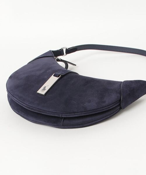 【POLO RALPH LAUREN】Polo ID スエード ミニ ショルダー バッグ POLO RALPH LAUREN（ウィメンズ） Polo ID スエード ミニ