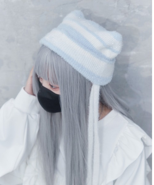 FOXEY ニット帽 白 燃えにくい ニット帽 白 ニットキャップ｜燃えにくい帽子は尾張