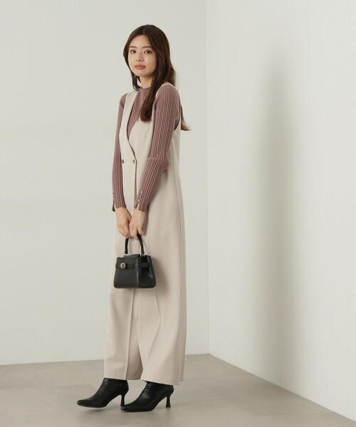 PROPORTION BODY DRESSING ワンピース ラップ風オールインワン