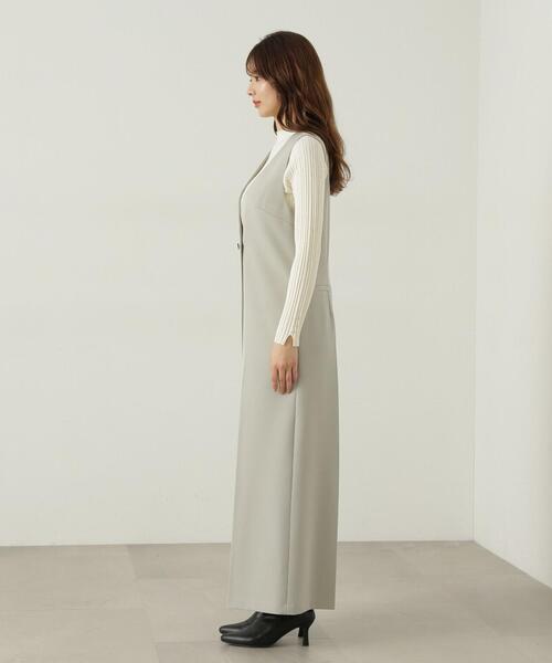 PROPORTION BODY DRESSING ワンピース ラップ風オールインワン